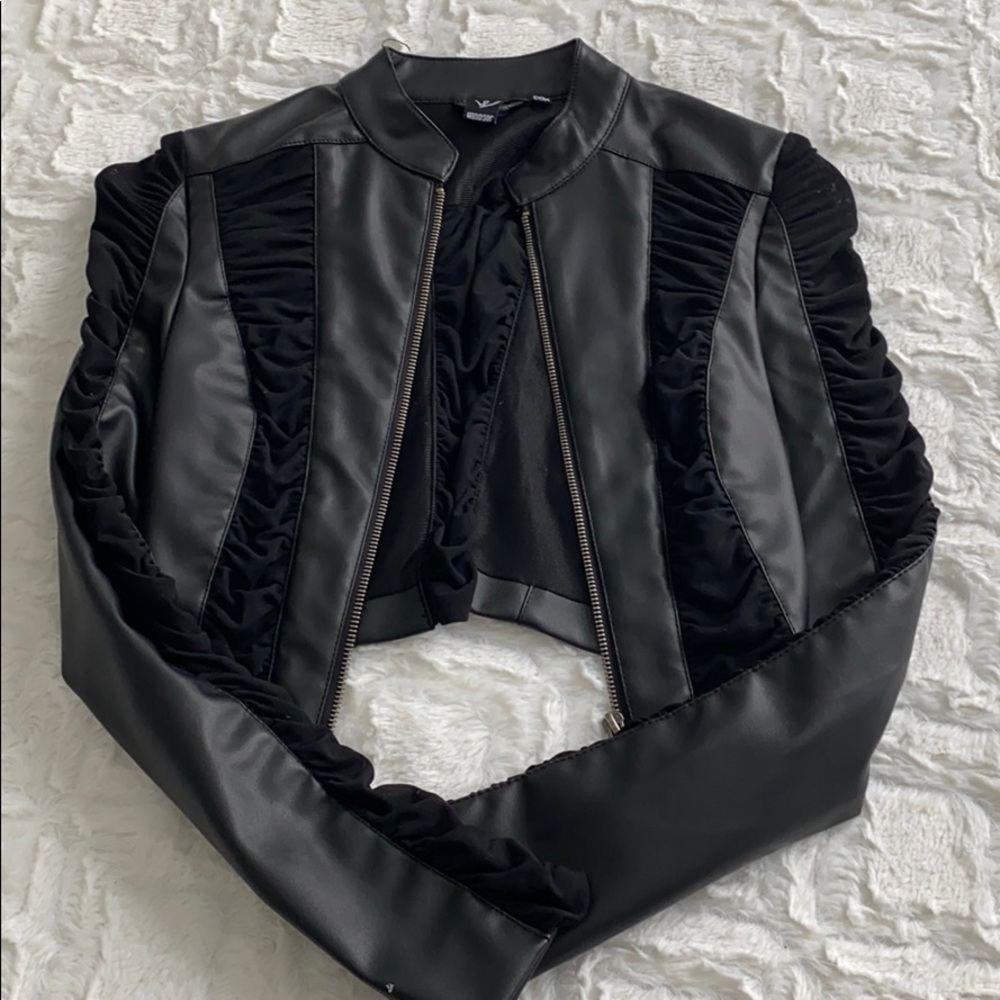 Windsor faux leather jacket ❤️